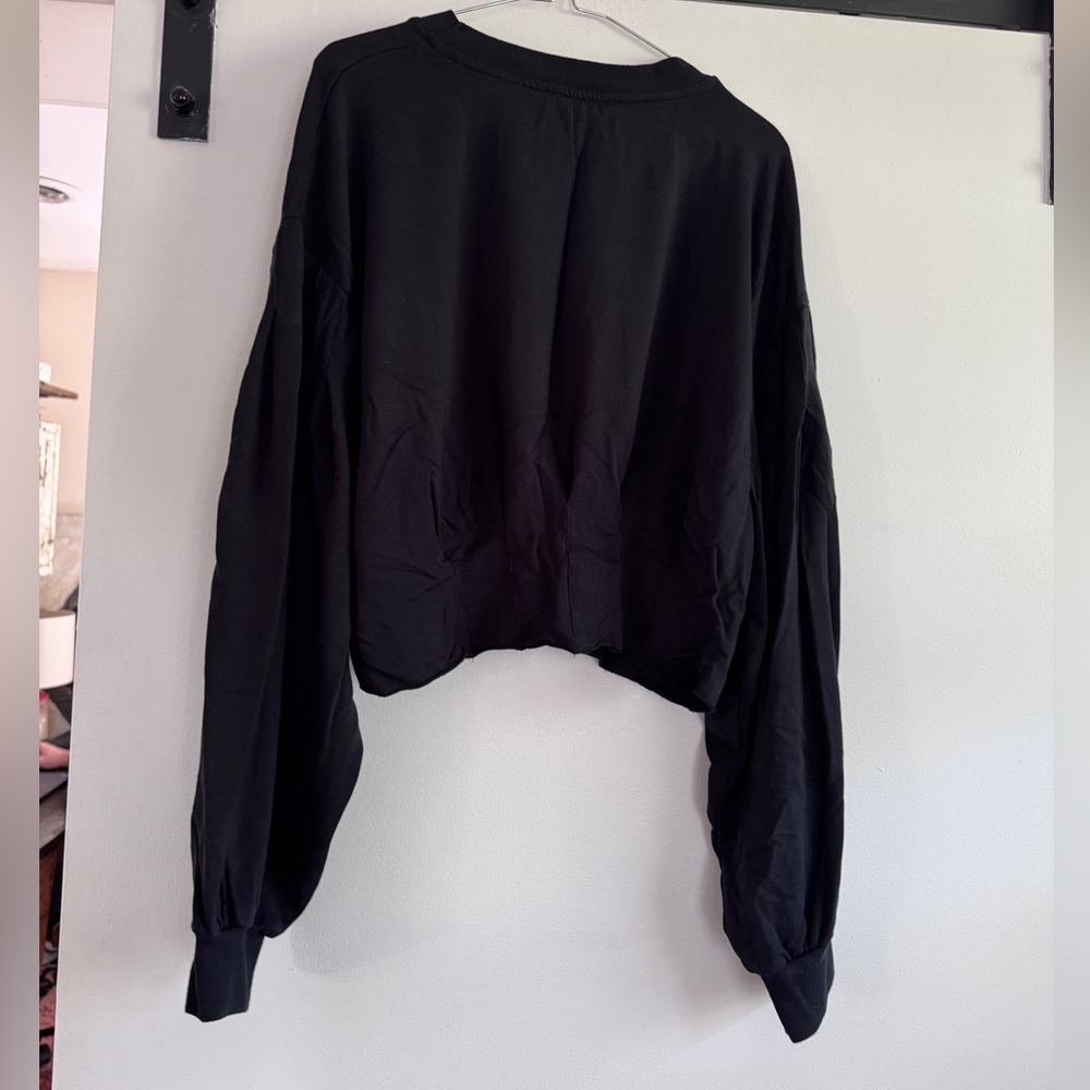 All Saints cropped crew sweatshirt - Picture 3 of 7